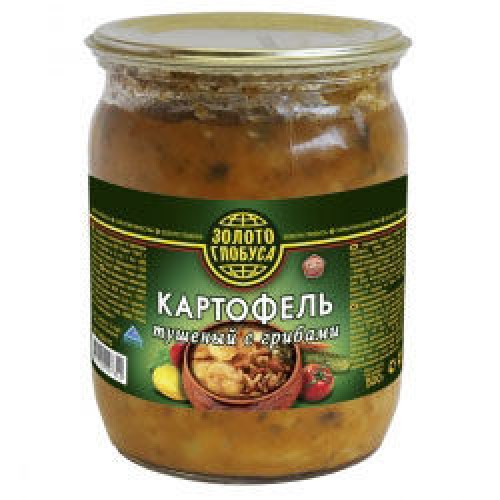 Саңырауқұлақпен бұқтырылған картоп – Жеміс-көкөніс консервілері Түркістанда сатып алу | Саңырауқұлақпен бұқтырылған картоп – Астанада сатып алу |