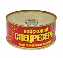 МЕМСТ бойынша сиыр еті қосылған арпа ботқасы 338гр 