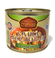 Күркетауық еті қосылған арпа ботқасы «Старково»