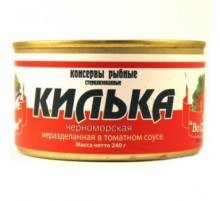 Томат соусындағы бөлінбеген қара теңіз шабағы «Во СТО Крат» Томат соусындағы бөлінбеген қара теңіз шабағы «Во СТО Крат»