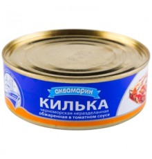 Томат соусындағы қуырылған шабақ «Аквамарин» 240г