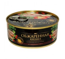 Томат соусындағы қуырылған шабақ «За Родину»