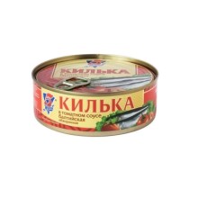 Томат соусындағы шабақ 240гр «5 Морей»