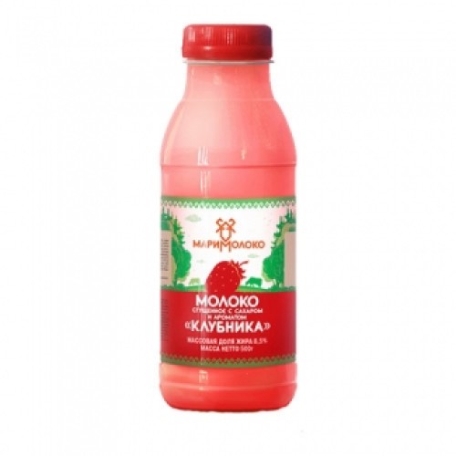 Құлпынай Қант қосылған қоюландырылған өнім МариМолоко – Бішкекте сатып алу | МариМолоко