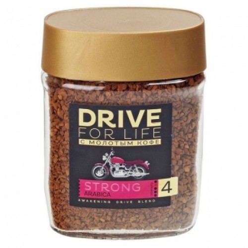 Ерітілетін кофе Drive For Life Strong – Қарағандыда сатып алу | Drive For Life