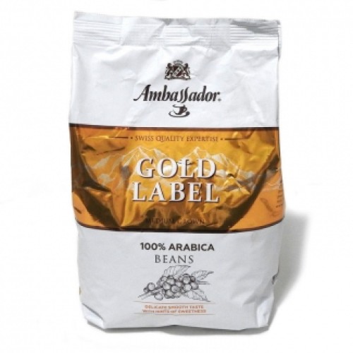 Дәнді кофе Ambassador Gold Label 1000g – Кофе Оралда сатып алу | Ambassador Дәнді кофе Ambassador Gold Label 1000g – Түркістанда сатып алу | Ambassador