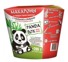 Ащы-тәтті соустағы сиыр еті мен көкөністер қосылған макарон PANDA BOX