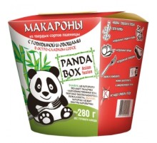 Ащы-тәтті соустағы сиыр еті мен көкөністер қосылған макарон PANDA BOX
