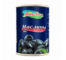 Маслины без косточки 300мл MaySun