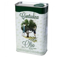 Бірінші сығымдағы зәйтүн майы CONTADINA (extra virgin) 1л Италия