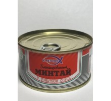 Томат соусындағы бланширленген минтай «41 регион» 180г