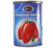 Очищенные помидоры в собственном соку 400гр