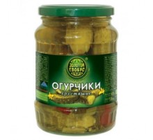 Қытырлақ қиярлар 720мл  Қытырлақ қиярлар 720мл