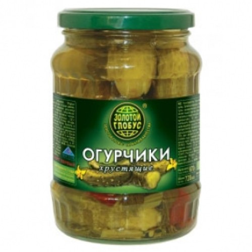 Қытырлақ қиярлар 720мл Золотой Глобус – Қияр Павлодарда сатып алу | Золотой Глобус Қытырлақ қиярлар 720мл Золотой Глобус – Түркістанда сатып алу | Золотой Глобус