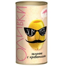 Креветка қосылған зәйтүн «SanFeel» 300мл Креветка қосылған зәйтүн «SanFeel» 300мл