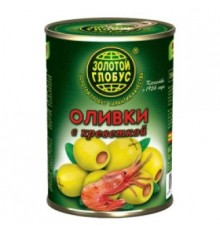 Креветка қосылған зәйтүн 