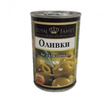 Сүйексіз жасыл зәйтүн 300мл «Royal Family»