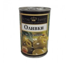 Сүйексіз жасыл зәйтүн 300мл «Royal Family»