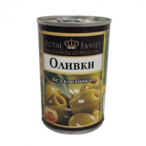 Сүйексіз жасыл зәйтүн 300мл «Royal Family» – Түркістанда сатып алу | Royal Family