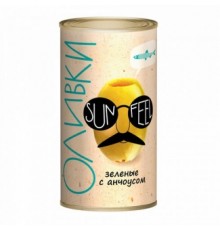 Анчоус қосылған жасыл зәйтүн 314мл