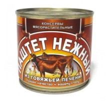 Паштет нежный из говяжьей печени 240г От Иваныча!