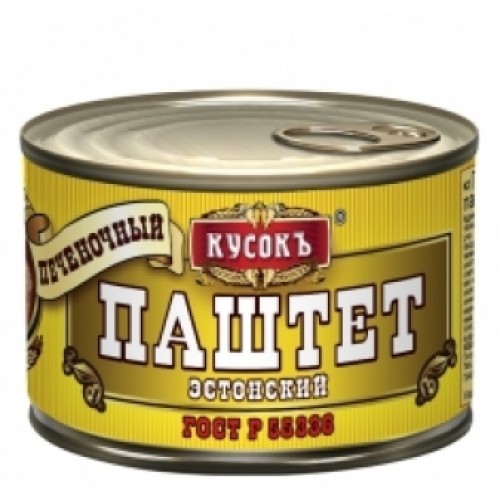 ЭСТОНДЫҚ бауыр паштеті 230г «Кусокъ» – Ет консервілері Қарағандыда сатып алу | Кусокъ ЭСТОНДЫҚ бауыр паштеті 230г «Кусокъ» – Павлодарда сатып алу | Кусокъ