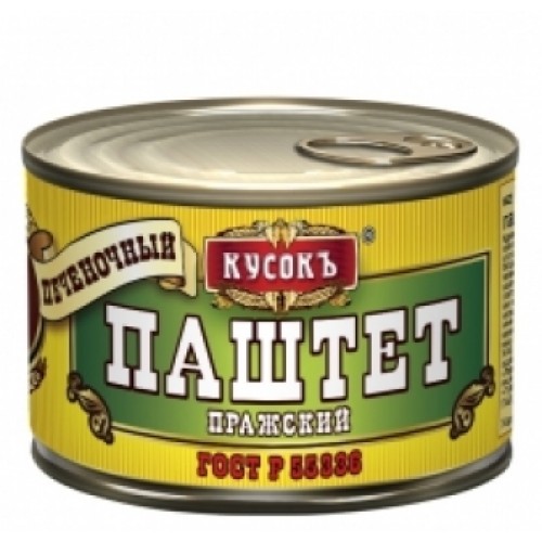 ПРАГАЛЫҚ бауыр паштеті 230г «Кусокъ» – Ет консервілері Павлодарда сатып алу | Кусокъ ПРАГАЛЫҚ бауыр паштеті 230г «Кусокъ» – Шымкентте сатып алу | Кусокъ