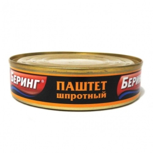 Шпрот паштеті 160гр «Беринг» – Шпроттар Шымкентте сатып алу | Беринг Шпрот паштеті 160гр «Беринг» – Бішкекте сатып алу | Беринг