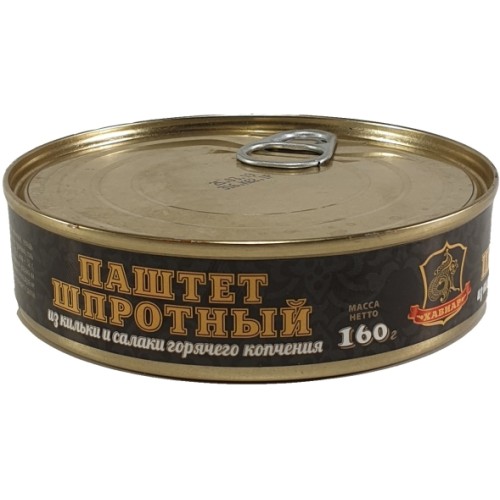 Ыстық ысталған шабақ пен салакадан жасалған шпрот паштеті 160гр «Хавиар» – Шпроттар Қарағандыда сатып алу | Хавиар Ыстық ысталған шабақ пен салакадан жасалған шпрот паштеті 160гр «Хавиар» – Павлодарда сатып алу | Хавиар