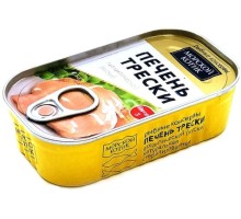 Табиғи треска бауыры 115гр «Морской Котик»