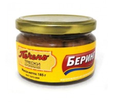 Табиғи треска бауыры 185г «Беринг»