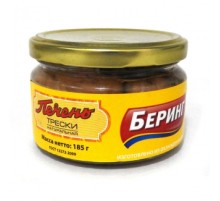 Табиғи треска бауыры 185г «Беринг» Табиғи треска бауыры 185г «Беринг»