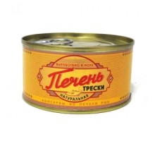 Табиғи треска бауыры 185г «Устькамчатрыба»