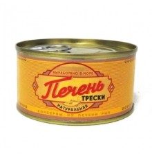 Табиғи треска бауыры 185г «Устькамчатрыба»