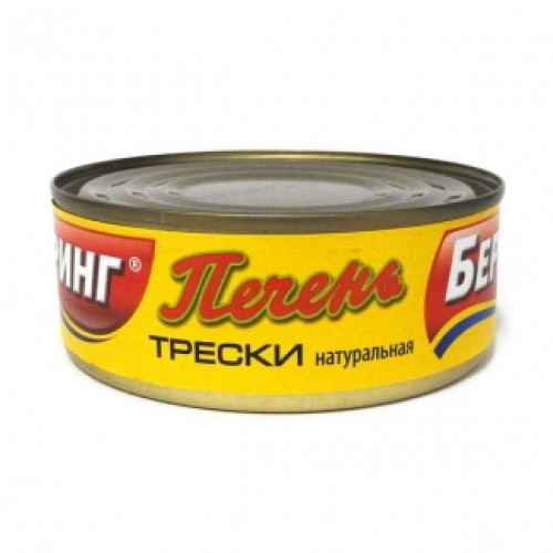 Табиғи треска бауыры 230г «Беринг» – Треска Павлодарда сатып алу | Беринг Табиғи треска бауыры 230г «Беринг» – Астанада сатып алу | Беринг