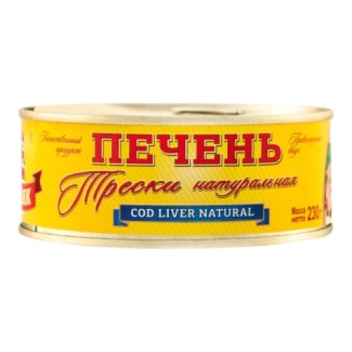 Табиғи треска бауыры 230гр «Маяк» – Треска Қарағандыда сатып алу | Маяк Табиғи треска бауыры 230гр «Маяк» – Алматыда сатып алу | Маяк