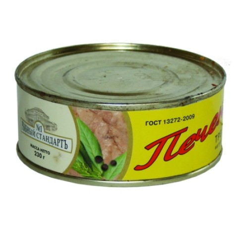 Табиғи треска бауыры 230гр «Рыбный Стандарт» – Астанада сатып алу | Рыбный Стандарт