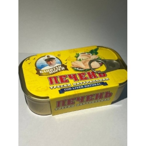 Табиғи треска бауыры «Капитан Морей» 115г – Треска Алматыда сатып алу | Капитан морей Табиғи треска бауыры «Капитан Морей» 115г – Қарағандыда сатып алу | Капитан морей