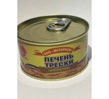 Табиғи треска бауыры «Янтарное» уылдырық банкасы 120г Табиғи треска бауыры «Янтарное» уылдырық банкасы 120г