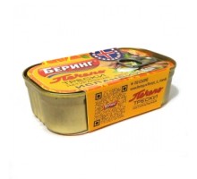 Исландия рецепті бойынша табиғи треска бауыры 120г «Беринг»