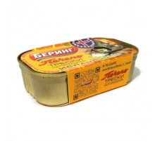 Исландия рецепті бойынша табиғи треска бауыры 120г «Беринг»