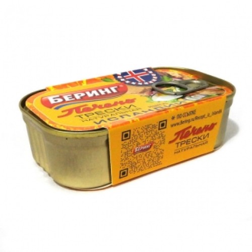Исландия рецепті бойынша табиғи треска бауыры 120г «Беринг» – Треска Бішкекте сатып алу | Беринг Исландия рецепті бойынша табиғи треска бауыры 120г «Беринг» – Павлодарда сатып алу | Беринг
