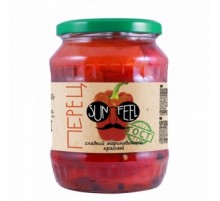 Маринадталған қызыл тәтті бұрыш 720мл Маринадталған қызыл тәтті бұрыш 720мл