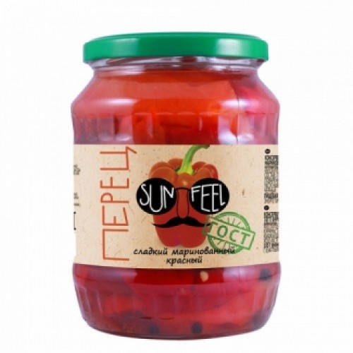 Маринадталған қызыл тәтті бұрыш 720мл – Бұрыш Астанада сатып алу | Маринадталған қызыл тәтті бұрыш 720мл – Түркістанда сатып алу |