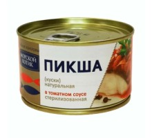 Томат соусындағы табиғи пикша «Морской Котик» 200г