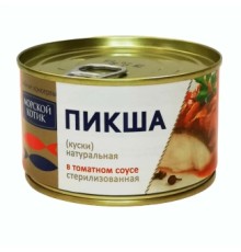 Томат соусындағы табиғи пикша «Морской Котик» 200г