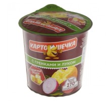 Пияз және кептірілген нан қосылған картоп езбесі «КАРТОШЕЧКА»