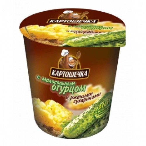 Қара нан кептірілген нандары және аз тұздалған қияр қосылған картоп езбесі «КАРТОШЕЧКА» – Дайын тағамдар Астанада сатып алу | КАРТОШЕЧКА Қара нан кептірілген нандары және аз тұздалған қияр қосылған картоп езбесі «КАРТОШЕЧКА» – Шымкентте сатып алу | КАРТОШЕЧКА