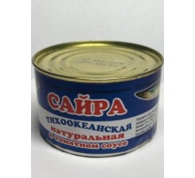 Томат соусындағы табиғи тынық мұхит сайрасы«Знак качества» 245г