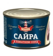 Томат соусындағы сайра  Томат соусындағы сайра